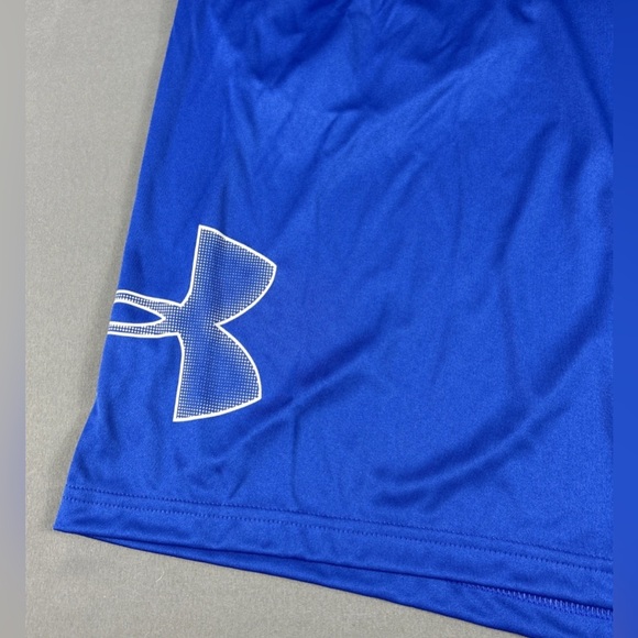 Under Armour Shorts Graphic Athletic 3XLT Blue Polyester - Picture 2 of 8
